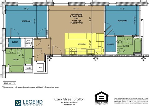 Cary Street Station Floorplan